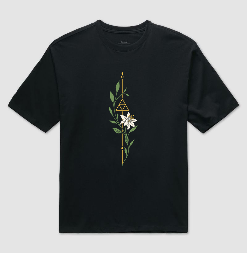 Pingente da Triforce – Flor e Folhagem - Imagem 2