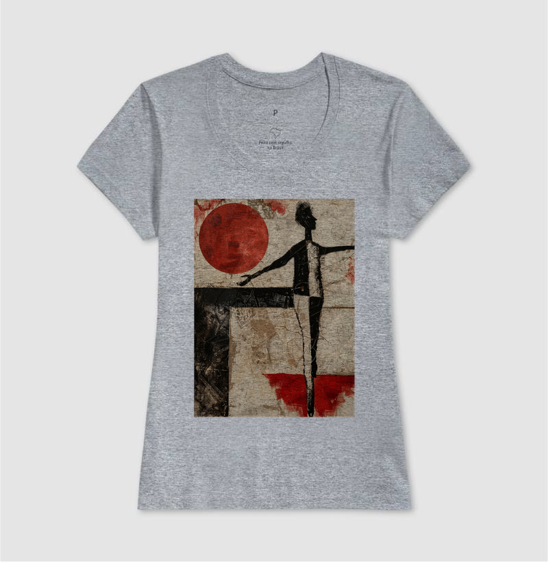 Camiseta Kurt Schwitters Geométrica Sol Vermelho - Imagem 9