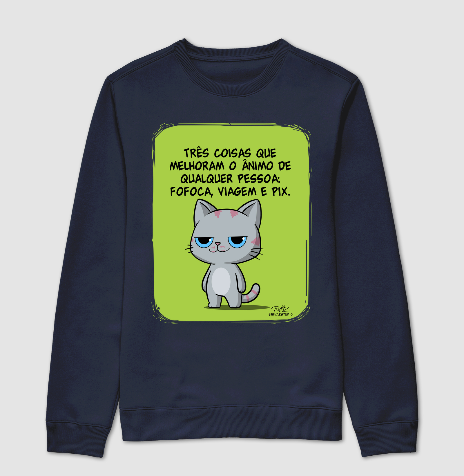 Camiseta Gato Sincero Fofoca Viagem e Pix - Imagem 5