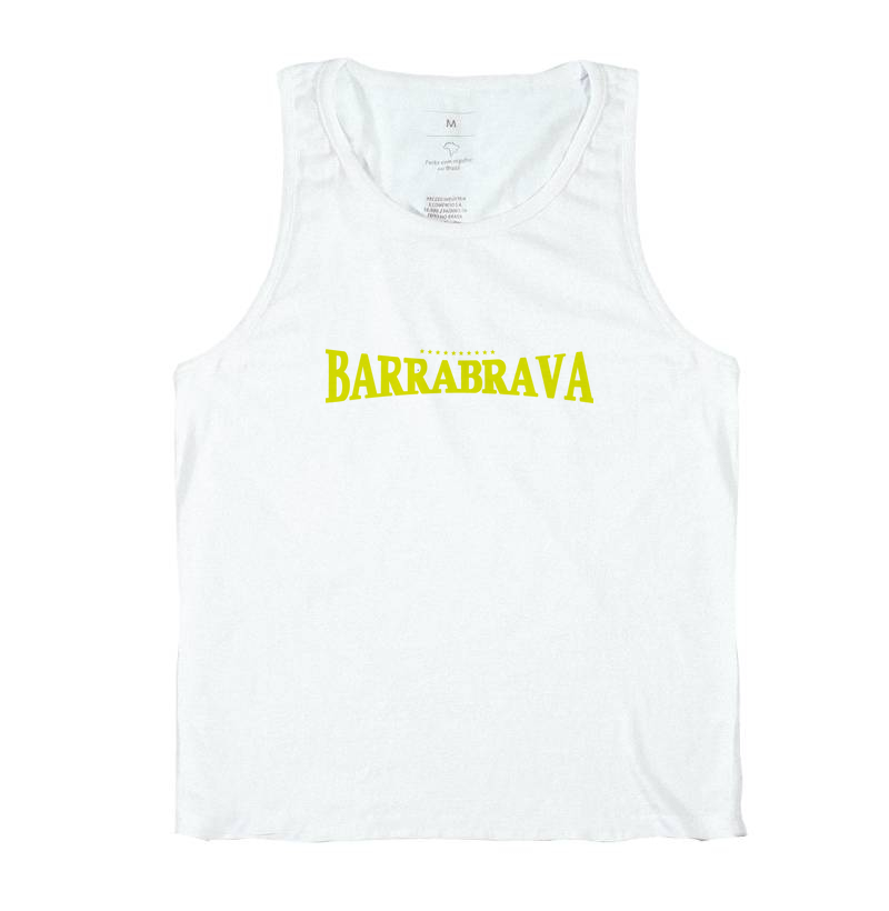 Regata Barra Brava - Preta e Branca
