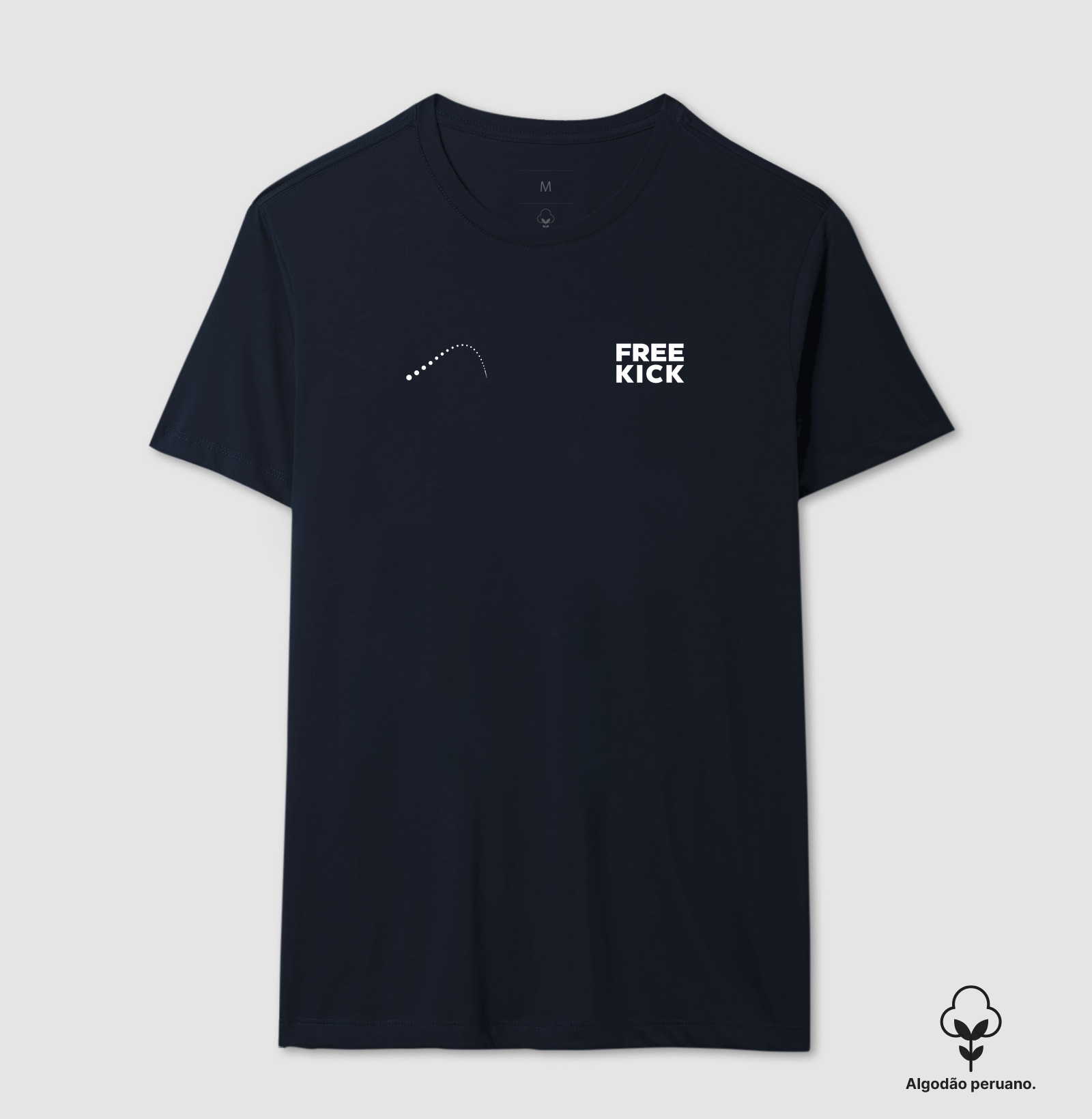 CAMISETA ALGODÃO PERUANO FREE KICK TRAJETORIA 2 - Imagem 3