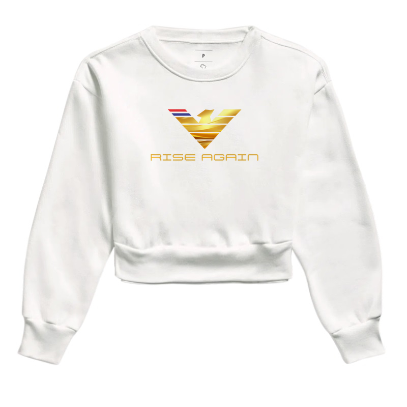 👑🦅 RISE AGAIN GOLD | A Grandeza de se Levantar Mais Forte  A estampa RISE AGAIN GOLD é uma verdadeira celebração da força, da superação e da mentalidade vencedora. Com uma imponente águia dourada no centro da composição, a arte simboliza liderança, liberdade e a capacidade de renascer diante dos desafios com ainda mais poder e determinação. - Imagem 3