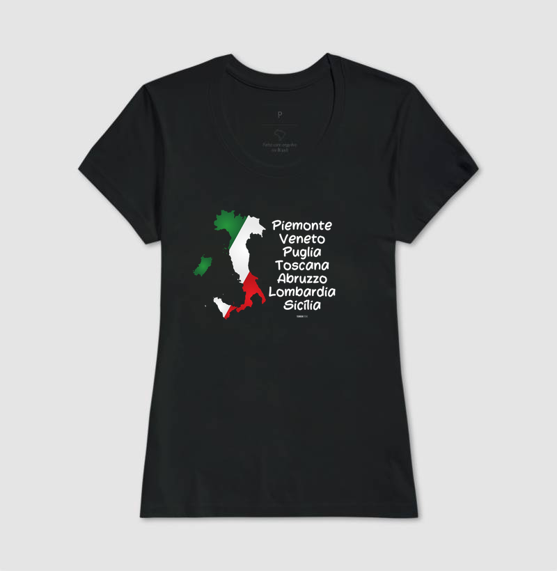 Camiseta Vinho - Regiões da Itália - Imagem 4