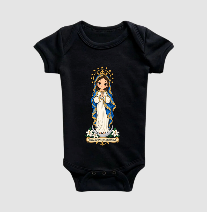 Nossa Senhora da Conceição estilo chibi - Imagem 2