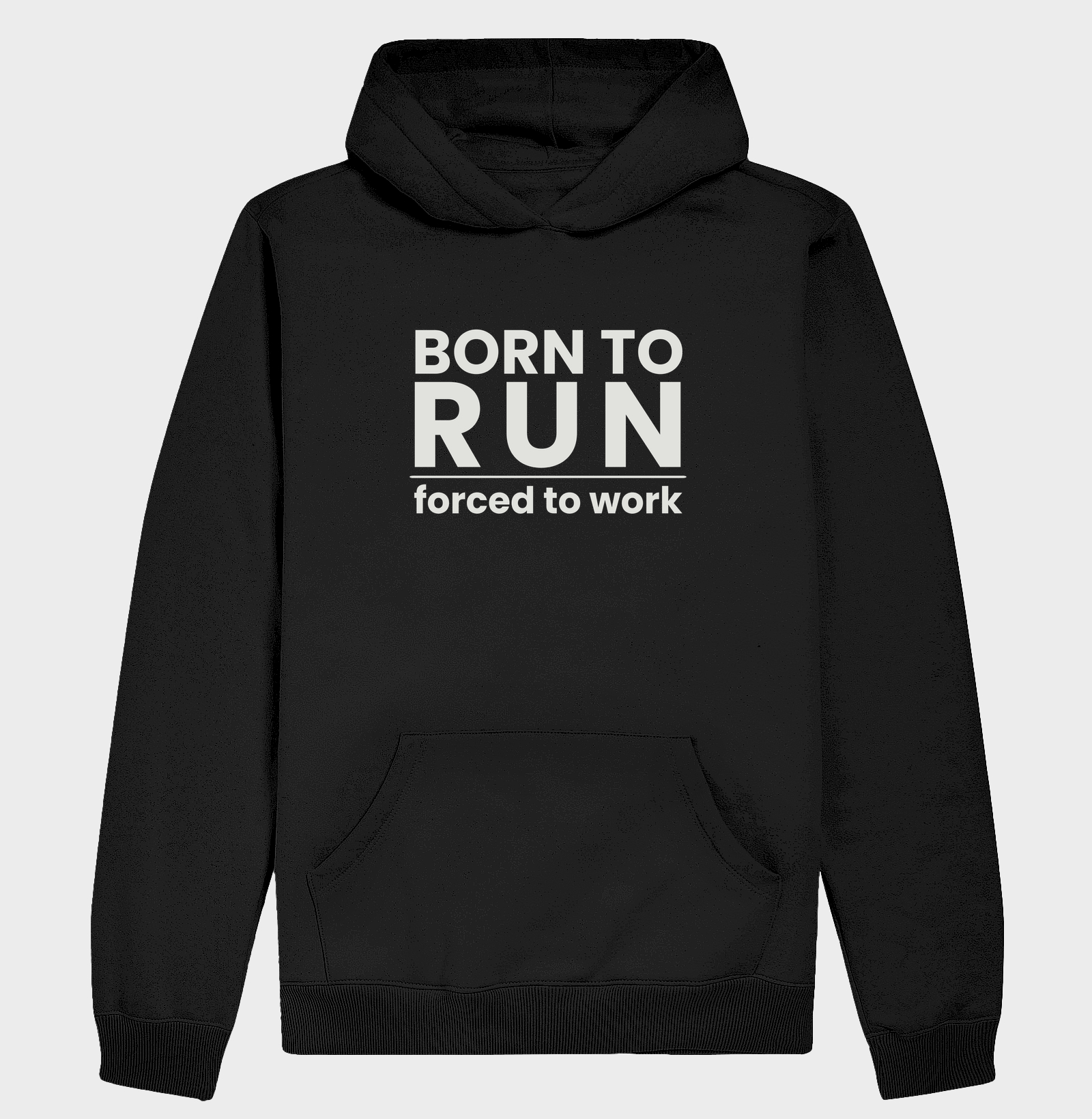 Hoodie Moletom Corrida - Born To Run Forced To Work - Imagem 2