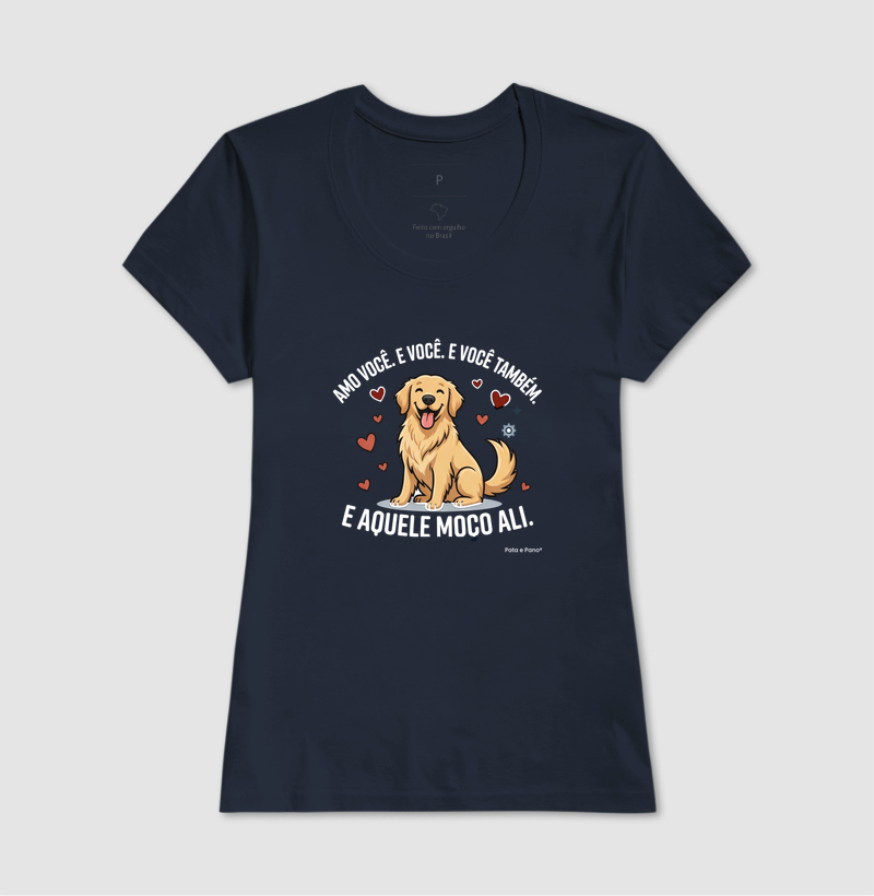 CAMISETA GOLDEN RETRIEVER AMO - Imagem 7