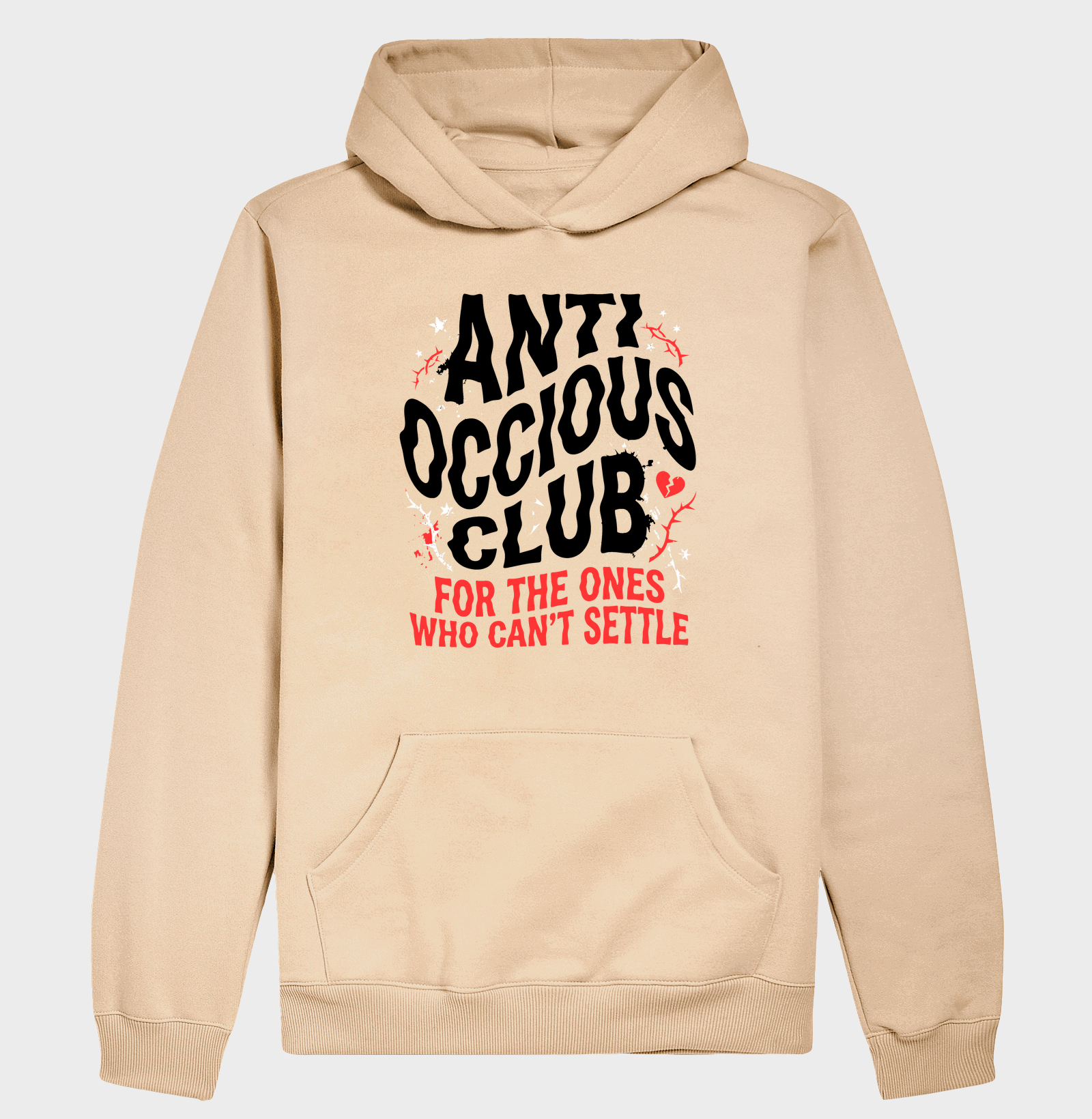 Hoodie Slim - FOR THE ONES WHO CAN'T SETTLE - Imagem 3