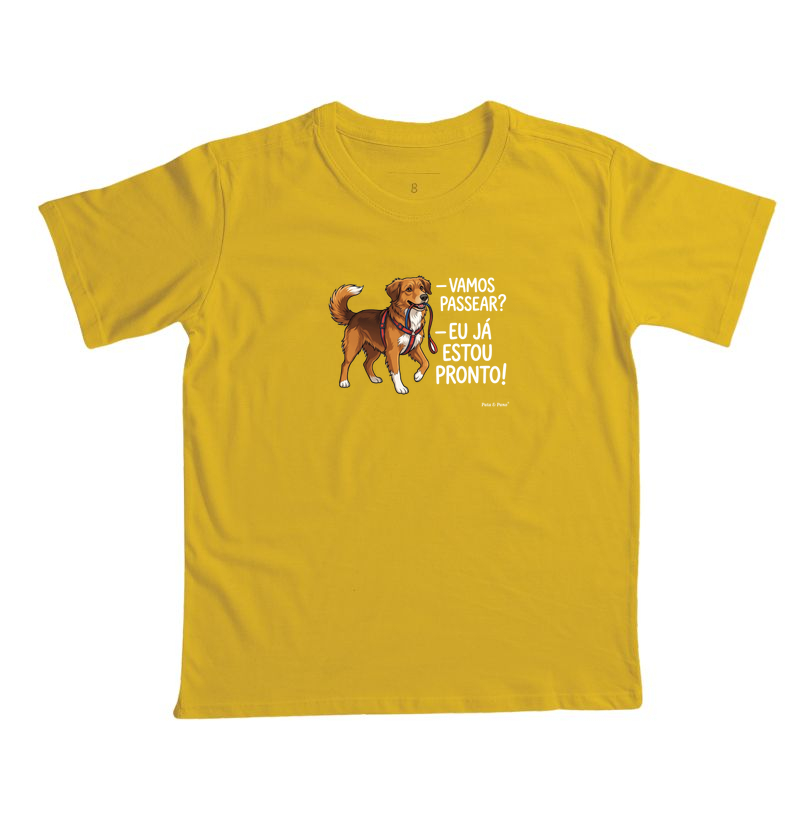CAMISETA INFANTIL NOSSO MASCOTE PASSEAR  - Imagem 3