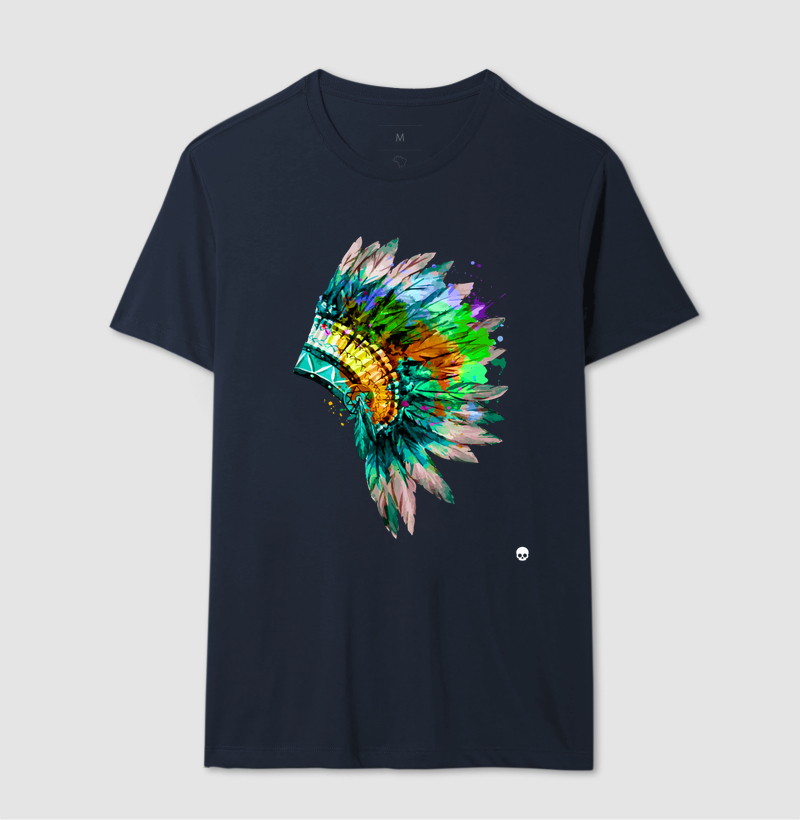 Camiseta Umbanda Cocar Caboclo - Imagem 6