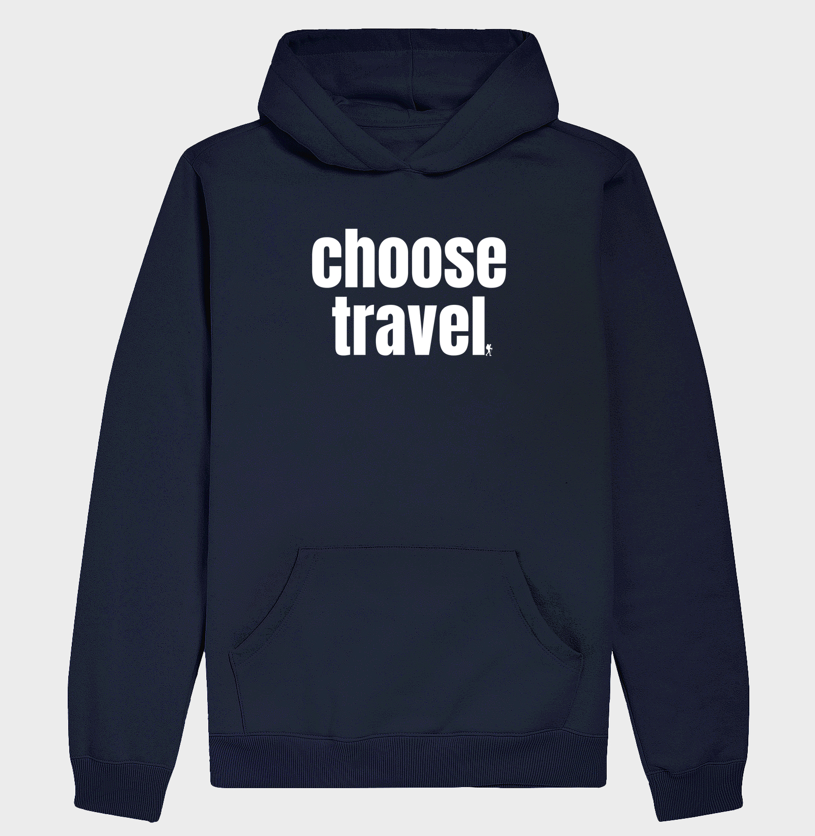 Camiseta Choose Travel | Frase Viagem Bold Minimalista | Colecao Viciados em Viagem - Imagem 4