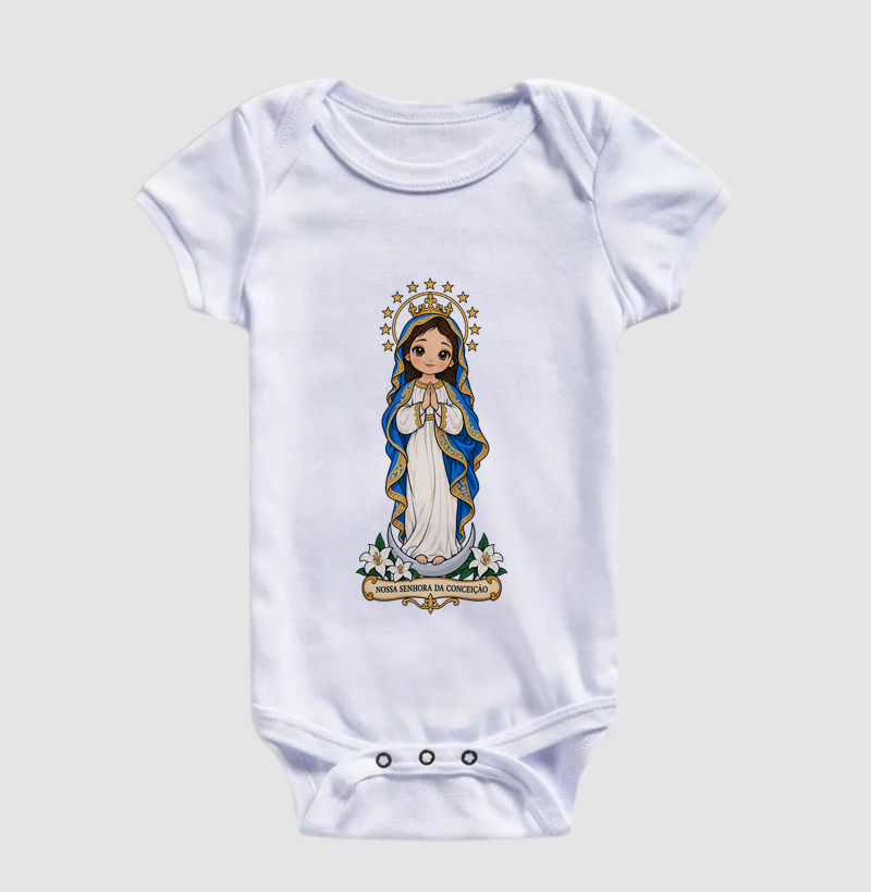 Nossa Senhora da Conceição estilo chibi - Imagem 3
