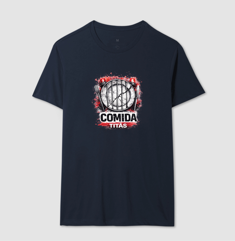 Camiseta Comida - Titãs. Coleção Música. Masculina e Feminina. Algodão Peruano. - Imagem 6