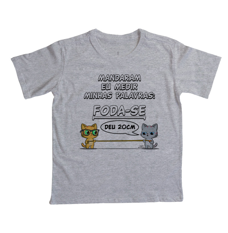 Camiseta Gato Sincero Medir Palavras - Imagem 3