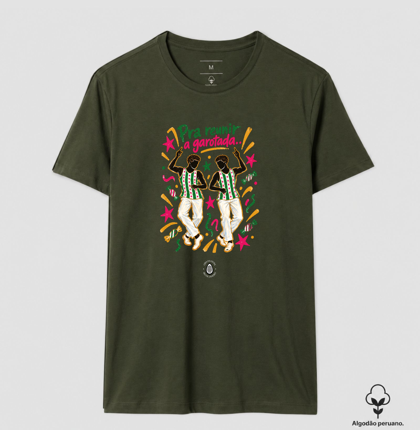 Camiseta Algodão Peruano Pra reunir a garotada - Imagem 7