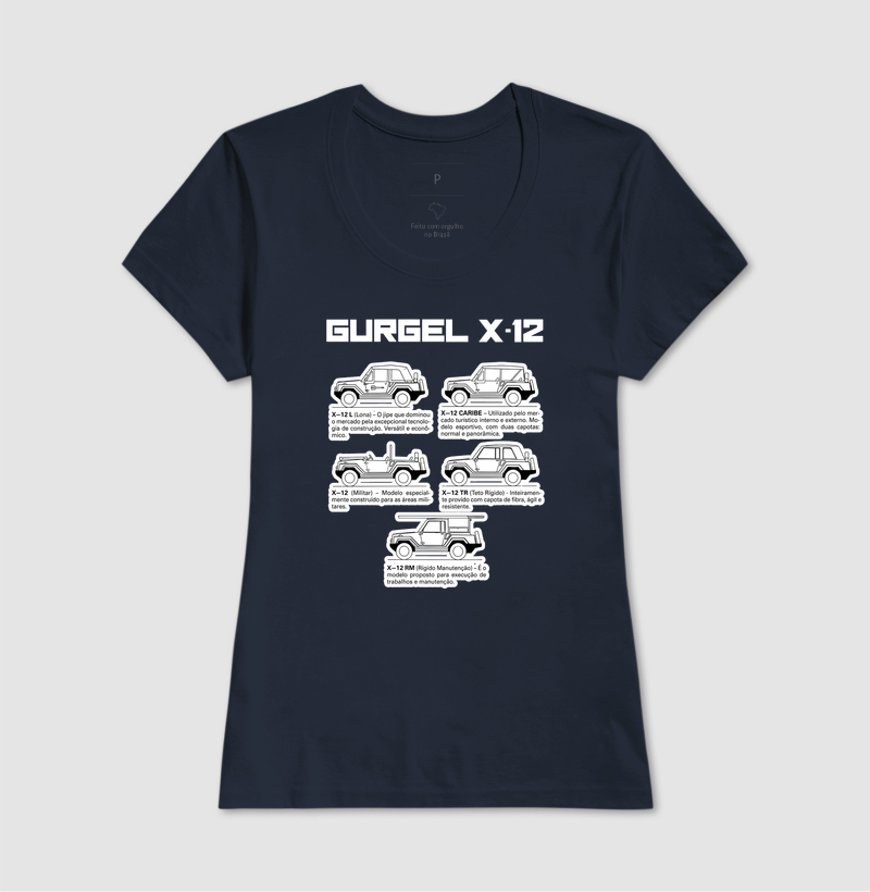 Camiseta Gurgel X-12 II | Escura | AMMAR - Imagem 5