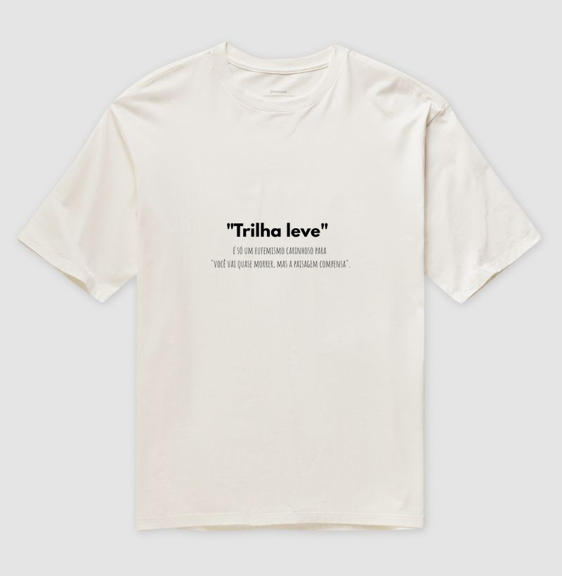 Camiseta Oversized | “Trilha leve”  - Imagem 6