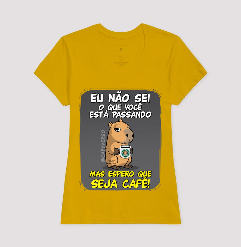 Camiseta Capivara Seja Café - Imagem 15