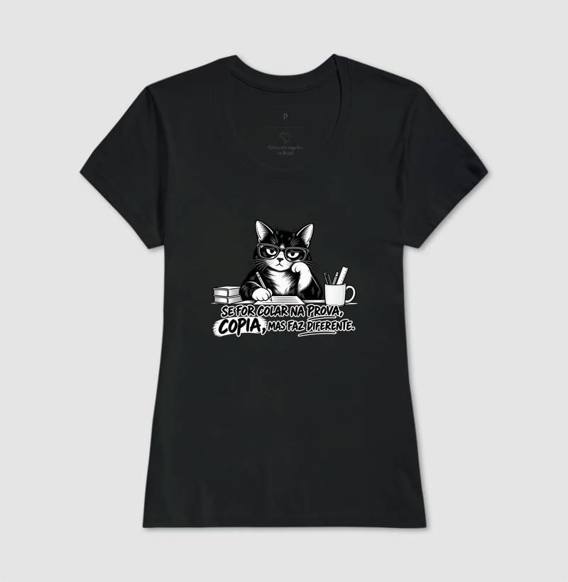 Se for colar na prova, copia, mas faz diferente - gato - Imagem 4