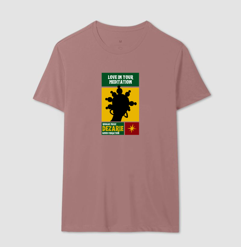 Love In Your Meditation. Coleção Reggae.  Masculino e feminino. Algodão Premium. - Imagem 17