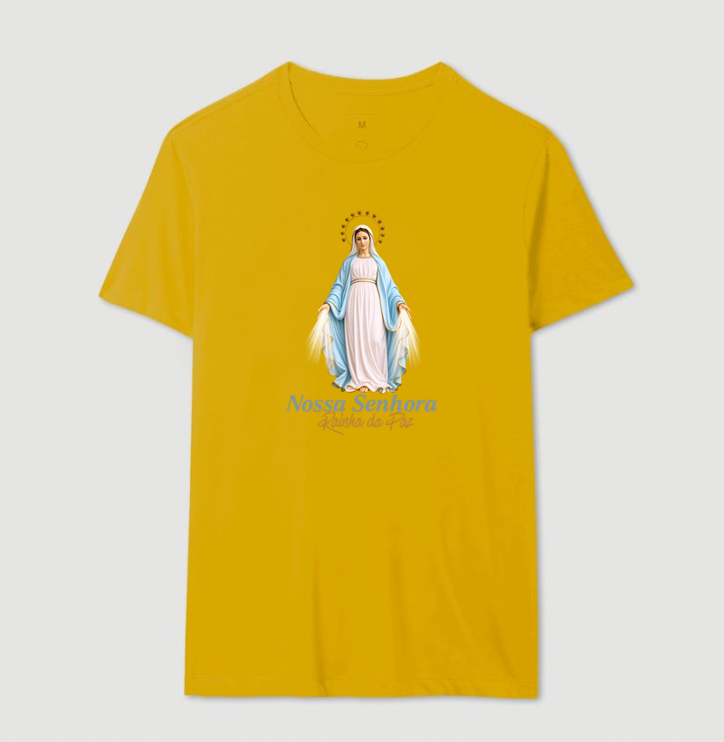 Camiseta Católica Nossa Senhora Rainha da Paz - Imagem 12
