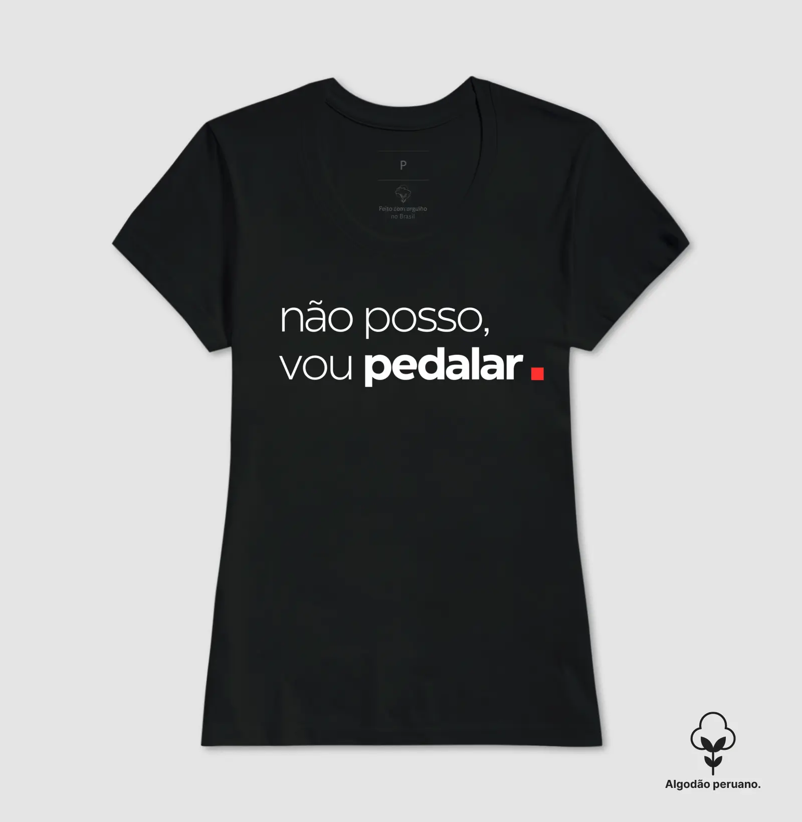 Camiseta Não Posso, vou Pedalar. - Imagem 4