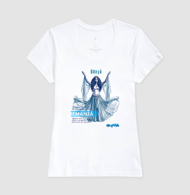camiseta IEMANJÁ iorubá feminina - Imagem 2