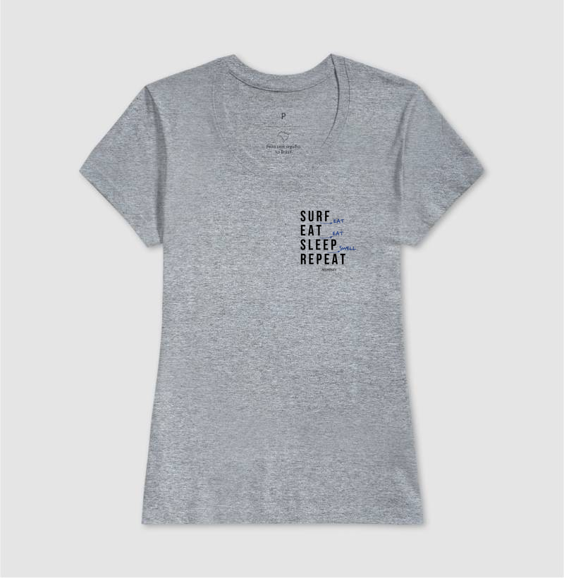 Camiseta Surf (Eat). Eat. Sleep. Repeat. - Imagem 9