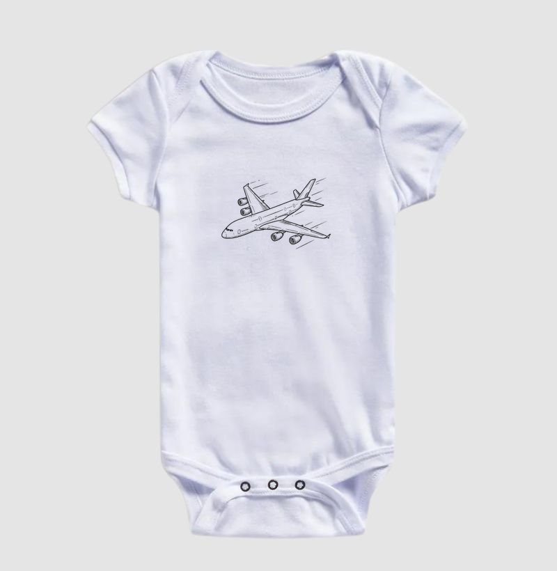 Body infantil Aerovia A380 - Imagem 2