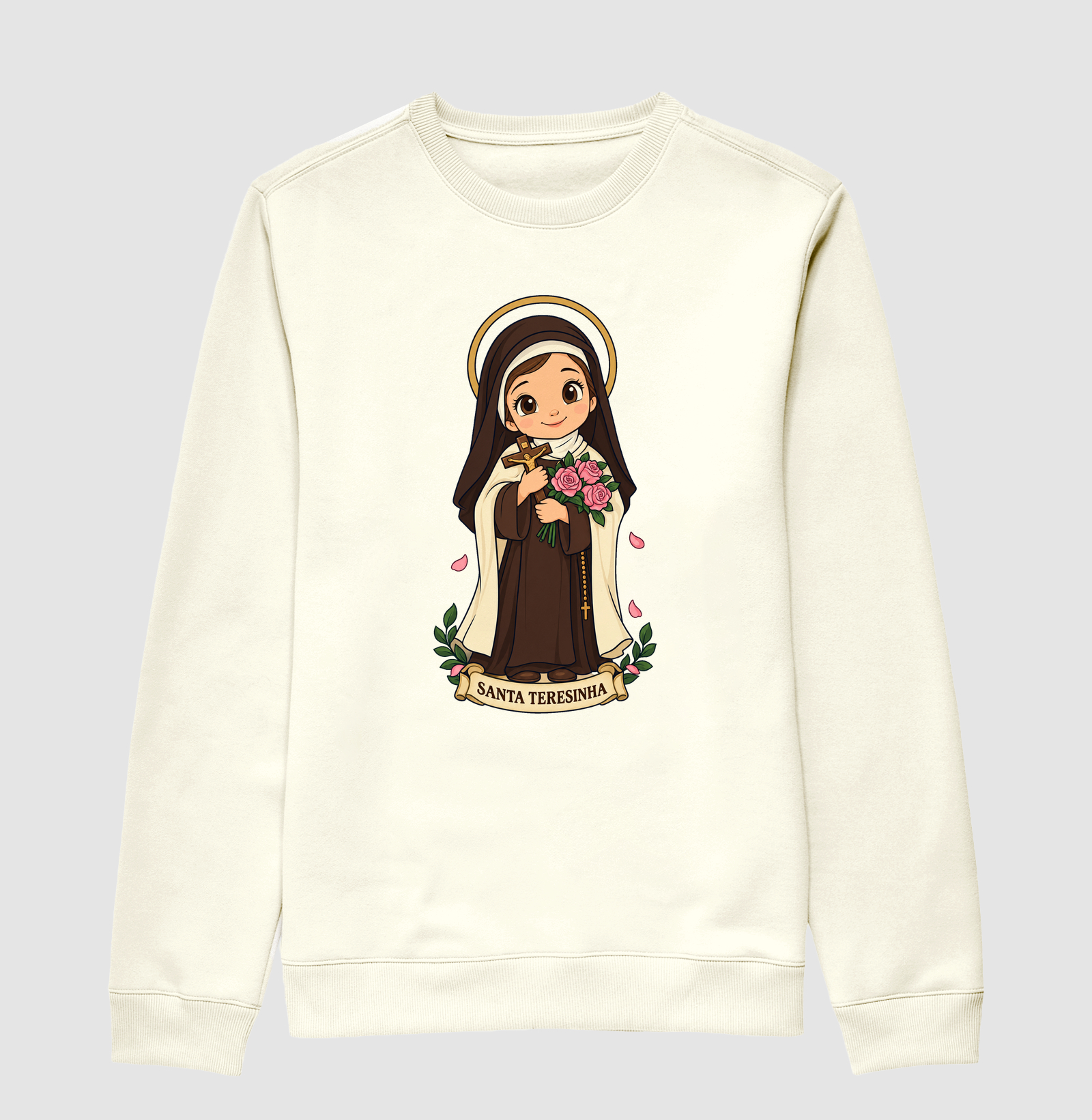 Santa Terezinha estilo chibi - Imagem 2