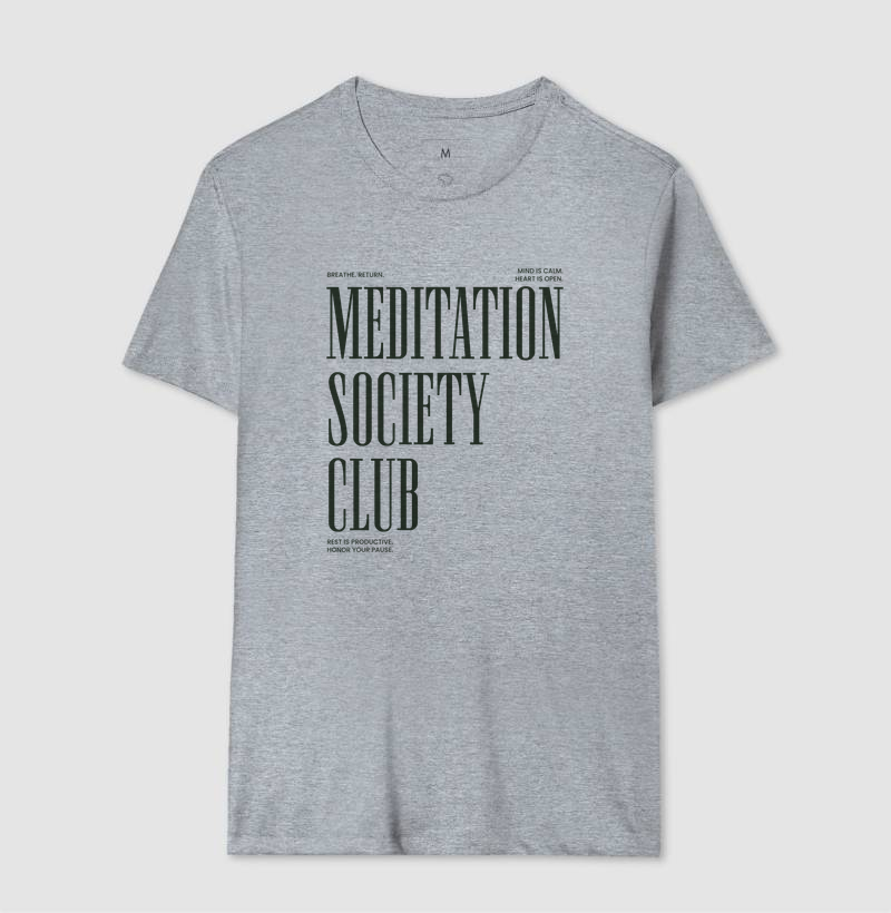 Camiseta - Meditation Society Club - Imagem 10