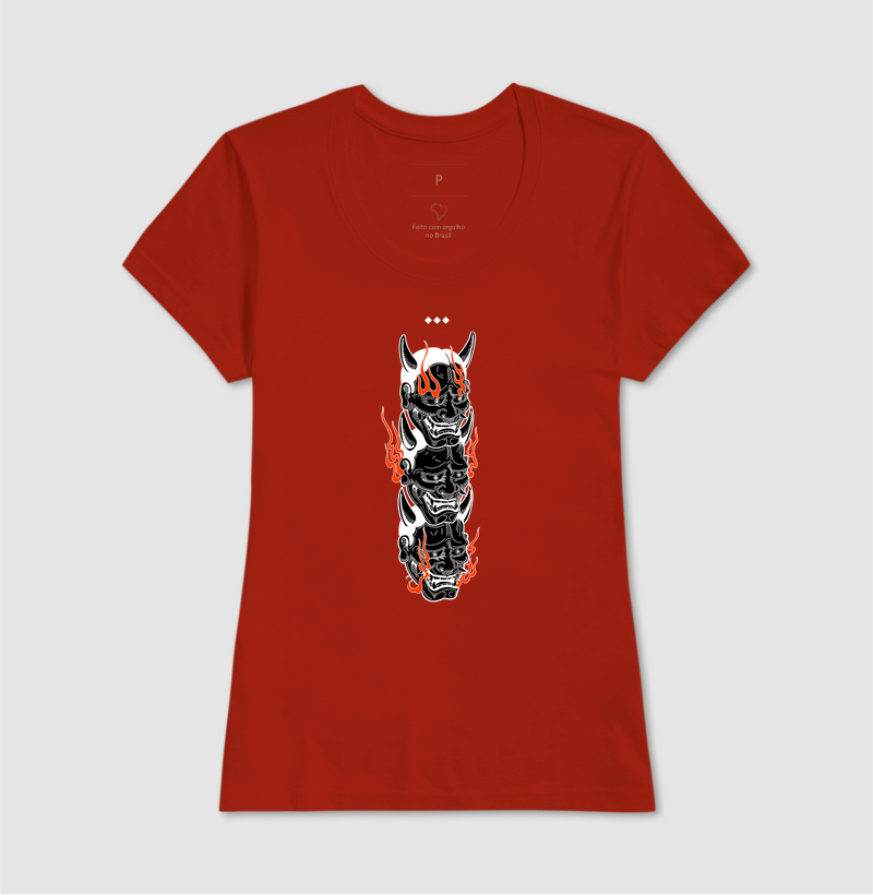 Camiseta Hannya 3 Cabeças - Imagem 9