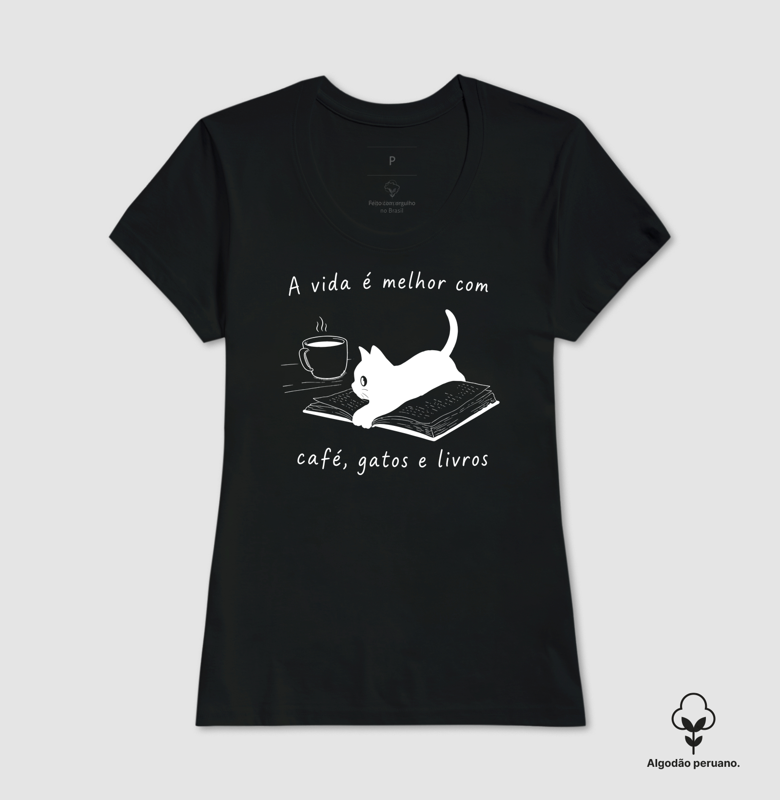 A Vida é Melhor com Café, Gatos e Livros - Imagem 5