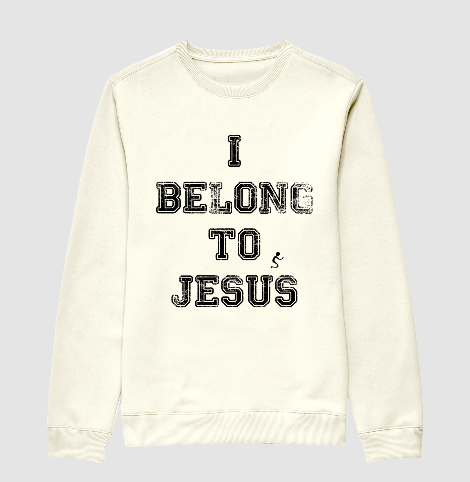 Suéter Moletom Cristão I Belong to Jesus Pertenço a Jesus - Imagem 2
