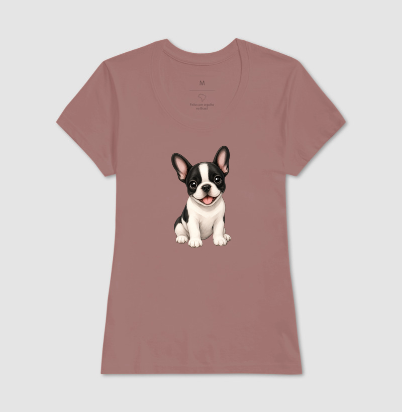 Bulldog (Buldogue) Francês Preto e Branco - Desenho Animado - Imagem 17