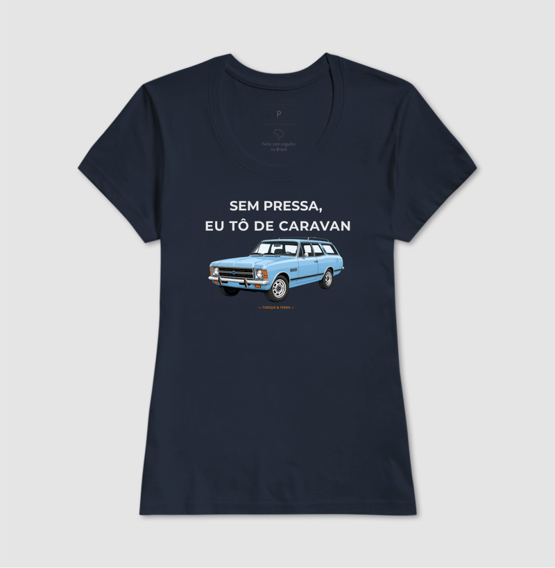 Sem pressa, eu tô de Caravan - azul claro - Imagem 7
