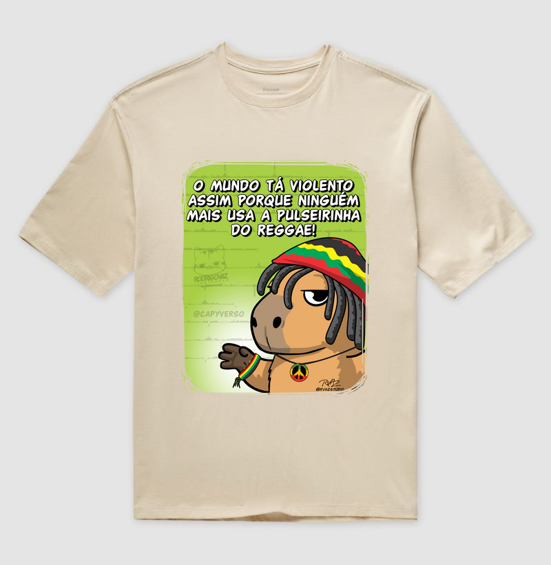 Camiseta Capivara Reggae - Imagem 3