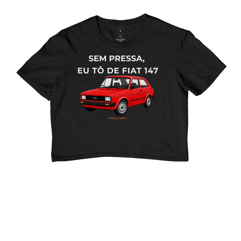 Sem pressa, eu tô de Fiat 147 - vermelho - Imagem 2