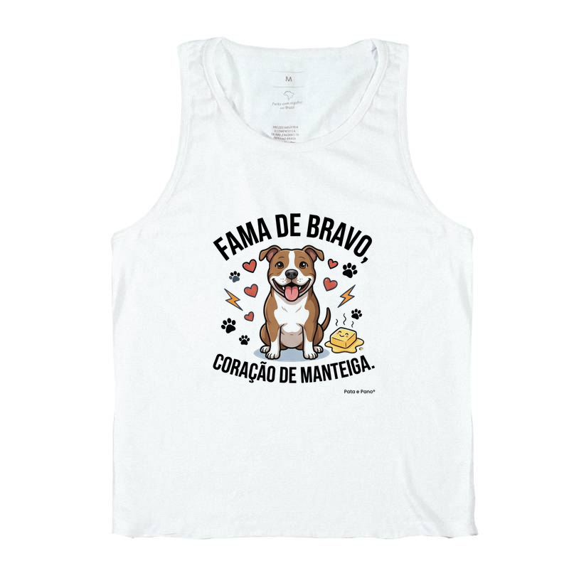 REGATA PITBULL FAMA DE BRAVO - Imagem 2