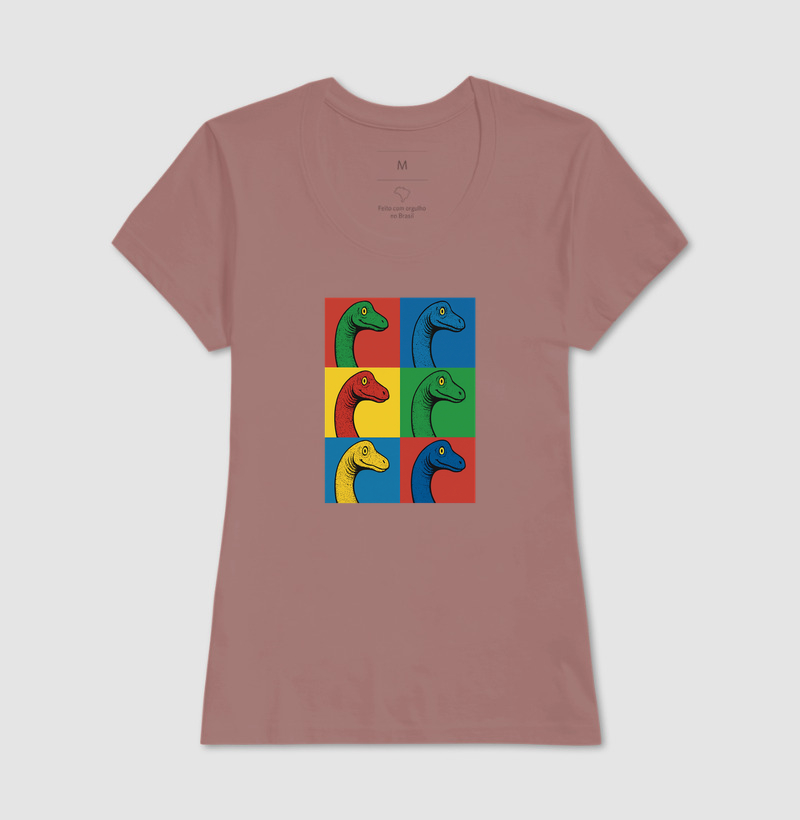 Camiseta Dino Pop Braquiossauro - Imagem 19