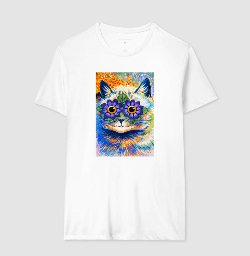 Psychedelic Flower Cat -  Louis Wain - Imagem 4