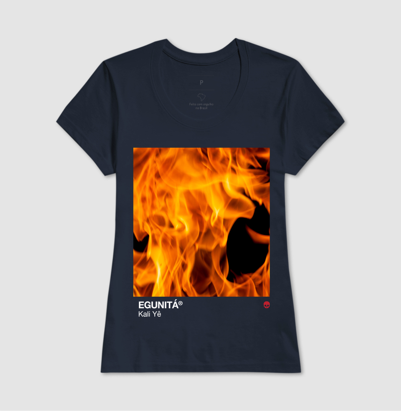 Camiseta Umbanda Orixá Egunitá - Fogo - Imagem 7