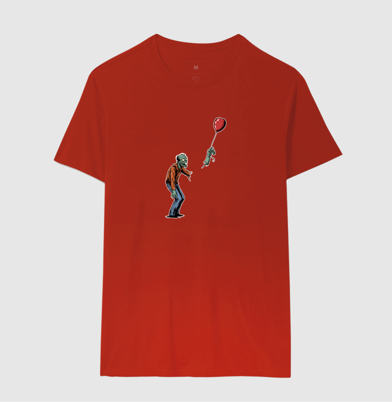 Camiseta Balão de Coração Zumbi - Imagem 10