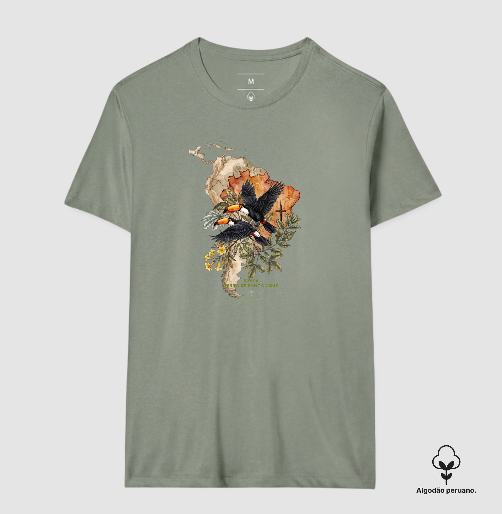 Camiseta Tucanos & Ipê - Brasil Terra de Santa Cruz - Fé, História e Natureza - Imagem 7