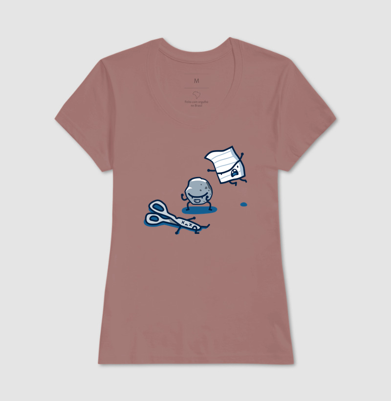 Camiseta Pedra-Papel-Tesoura - Imagem 9