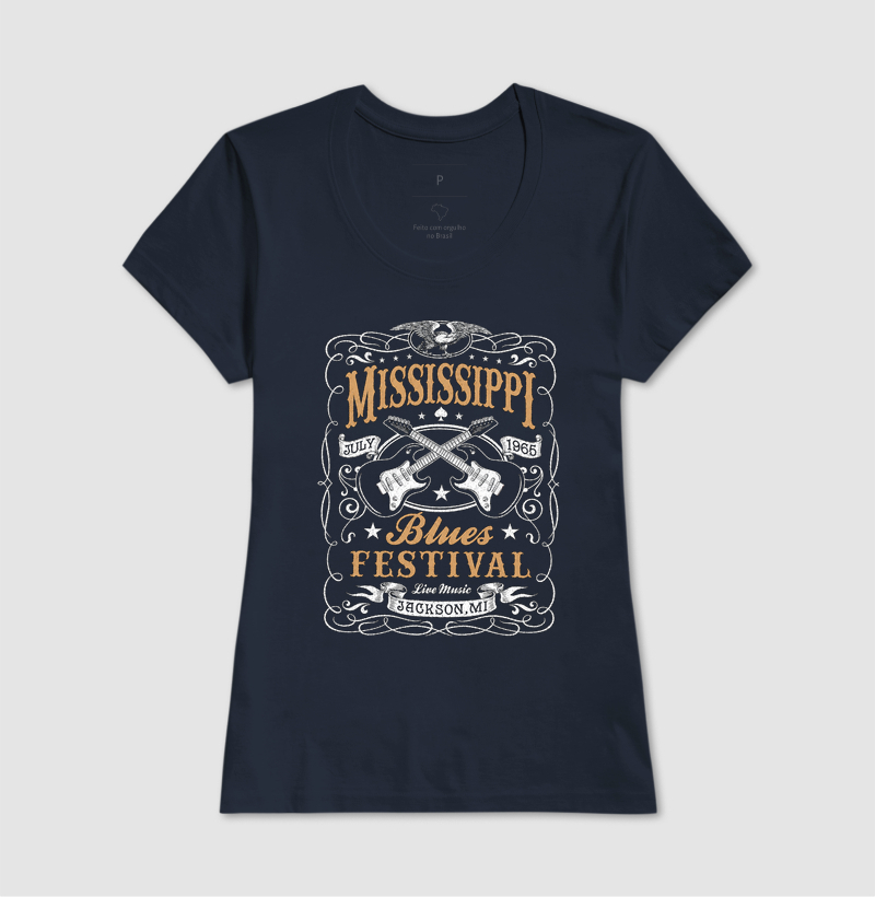 Camiseta Mississippi Blues Bar - Imagem 5