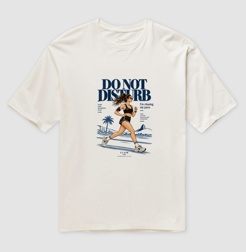 Camiseta Oversized Corrida - Do Not Disturb - Imagem 3