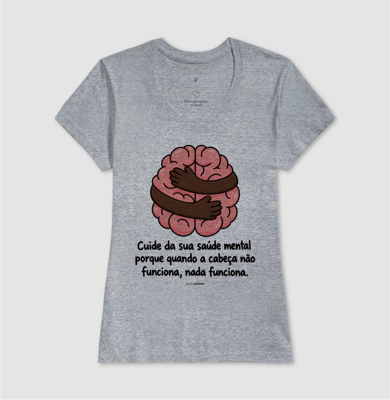 Camiseta Cuide da Sua Saúde Mental - Imagem 9