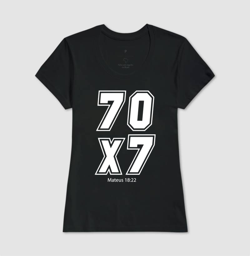 Camiseta Feminina 70x7  - Imagem 2