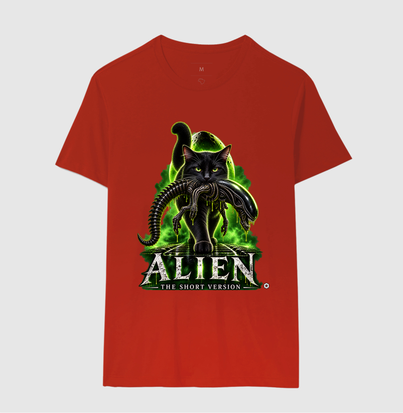 Camiseta Alien – The Short Version Gatos (pretinho) - Imagem 10