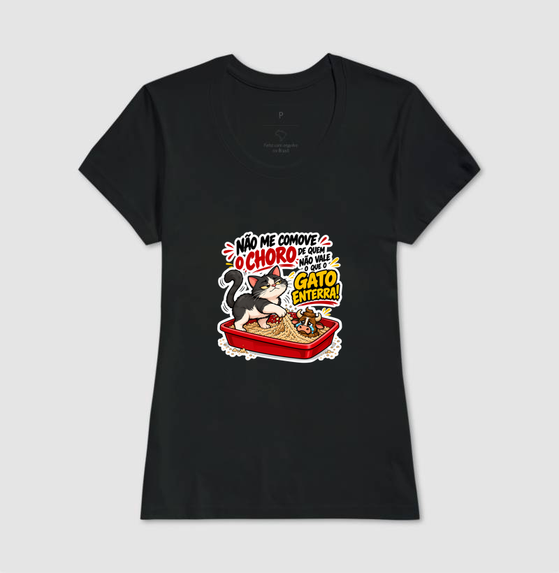 Camiseta Gato Poop em Algodão - Imagem 6